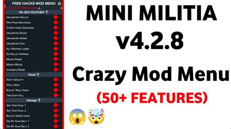 Mini Militia v4.2.8 Crazy MOD .